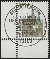 2381 SWK 0,05 Euro Ecke Ul Mit PLF 2381I ESST Berlin - Used Stamps