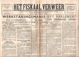 KRANT "HET FISKAAL VERWEER"  - Dd. NOVEMBER - DECEMBER 1945  (OD 438) - Other & Unclassified
