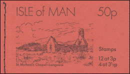 Isle Of Man Markenheftchen 0-7, Ansichten 50 Pence 1974, ** Postfrisch - Isla De Man