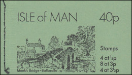 Isle Of Man Markenheftchen 0-6, Ansichten 40 Pence 1974, ** Postfrisch - Isla De Man