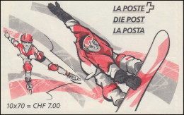 Schweiz Markenheftchen 0-111, Trendsportarten, Selbstklebend, 1998, ESSt - Carnets