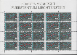 564 Europa / CEPT - Sterne 1972, Kleinbogen ESSt - Used Stamps