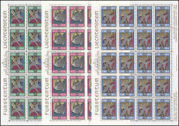 890-892 Gardewaffen Aus Der Rüstkammer Des Fürsten 1985, Kleinbogen-Satz ** - Unused Stamps