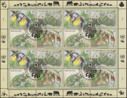 UNO Wien 205-208 Gefährdete Arten IV - Flora 1996, ZD-Bogen ESSt - Otros & Sin Clasificación