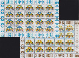 UNO Genf 83-84 Internationales Jahr Des Kindes 1979, Kleinbogen-Satz ESSt  - Other & Unclassified