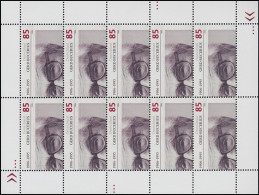 2538 Gerd Bucerius - 10er-Bogen, ** Postfrisch - 2001-2010