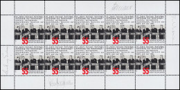 2459 Jubiläum 50 Jahre Pariser Verträge - 10er-Bogen ** Postfrisch - 2001-2010