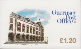 Guernsey Markenheftchen 22 Ansichten French Halles 1985 ** - Guernesey