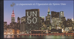 UNO Genf Markenheftchen 1 Jubiläum 50 Jahre Vereinte Nationen 1995, ESSt Genf - Carnets