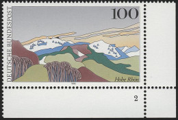 1686 Hohe Rhön Wasserkuppe 100 Pf ** FN2 - Unused Stamps