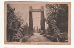 81 . Saint Sulpice . Pont Suspendu Sur L'Agout - Saint Sulpice