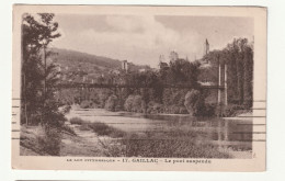 81 . Gaillac . Le Pont Suspendu . 1934 - Gaillac