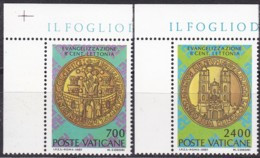 Vatican, 1987, 911/12, MNH, Christianisierung Lettlands. - Neufs