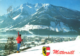 MITTERSILL, SALZBURG, ARCHITECTURE, MOUNTAIN, SKI RESORT, EMBLEM, AUSTRIA, POSTCARD - Mittersill