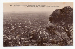 83 . HYERES . Panorama Vu Du Sommet Du Vieux Château N° 112  - Hyeres