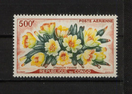 CONGO - Y&T Poste Aérienne N° 4** - MNH - Fleurs - Thesium Tencio - Mint/hinged