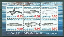 Greenland - 1996 Whales Block MNH__(TH-7393) - Bloques