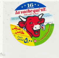 V R 1324 -   ETIQUETTE DE FROMAGE LA VACHE QUI RIT     ETRANGER   16 PORTIONS - Cheese