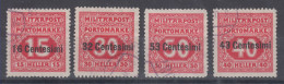 Austria Porto Mi#3A,5A,6A,7A 1918 USED - Used Stamps