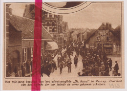 Venray - Optocht 400 Jaar Schuttersgilde - Orig. Knipsel Coupure Tijdschrift Magazine - 1925 - Non Classés