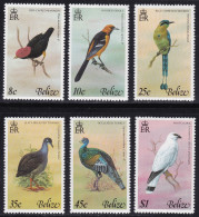 1977 BELIZE, Yvert N. 383/388 - Uccelli - 6 Valori MNH/** - Autres & Non Classés