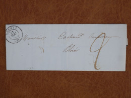 DQ4  FRANCE  LETTRE 1843 BLERé LOCHES + +AFF. INTERESSANT+ - 1801-1848: Precursori XIX