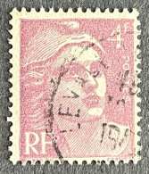 FRA0718..U5 - Marianne De Gandon - 4 F Light Purple Used Stamp - 1945-47 - France YT 718 - 1945-54 Marianne Of Gandon