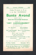 LINKEBEEK - PROGRAMMA BONTE AVOND "HET LUDOCABARET"-GILDENHUIS - 25 JANUARI 1959(OD 564) - Programme