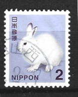 JAPON. N°6493 Oblitéré De 2014. Lapin. - Rabbits