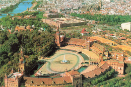 ESPAGNE - Sevilla - Vista Aérea - Aerial View - Vue Aérienne - Animé - Carte Postale Ancienne - Sevilla
