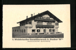 Vertreterkarte Waldviertel, I. Waldviertler Emaillierwerk, A. Decker`s Wtw, Margarethe Mauthner  - Sin Clasificación