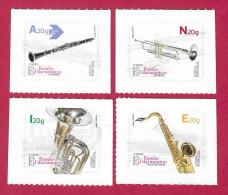 Portugal  19.02.2024 ,  Bandas Filarmónicas / Musikinstrumente - Self-adhesive / Selbstklebend -Postfrisch / MNH / (**) - Neufs