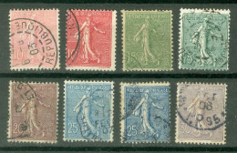 France  Yv 129/133 Ob TB Avec Qq Nuances Couleur  - Usati