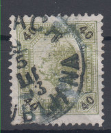 Austria Kaiser Franz Joseph 40 H Mi#94 1901 USED - Gebruikt