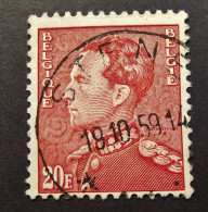 Belgie Belgique - 1951 - OPB/COB N° 848 B - 20 F  - Obl. Stene  -  1959 - Usados