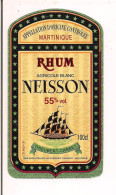 Etiquette Décollée RHUM Agricole NEISSON - 50°100cl - Appellation D'origine - Domaines Thieubert, Carbet - MARTINIQUE - - Rhum