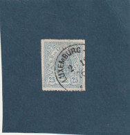 ///  LUXEMBOURG ///  N°20 Bleu 25cts  Côte 20€  AMINCI - 1859-1880 Armarios