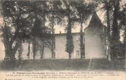 Pessac Sur Dordogne * Le Château Historique De Vidasse - Pessac