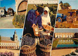 Vignes - La Champagne - Multivues - Vendanges - Automobiles - CPM - Voir Scans Recto-Verso - Wijnbouw