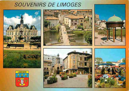 87 - Limoges - Multivues - Blasons - CPM - Voir Scans Recto-Verso - Limoges