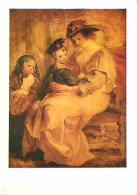 Art - Peinture - Pierre-Paul Rubens - Portrait D'Hélène Fourment Seconde Femme De Rubens Et De Ses Enfants - Carte Neuve - Peintures & Tableaux