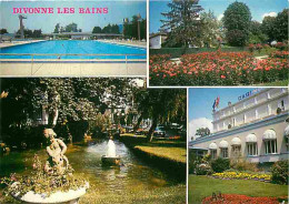 01 - Divonne Les Bains - Multivues - Piscine - Fleurs - CPM - Voir Scans Recto-Verso  - Divonne Les Bains