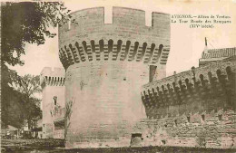 84 - Avignon - Allée De Verdun - La Tour Ronde Des Remparts - CPA - Voir Scans Recto-Verso - Avignon