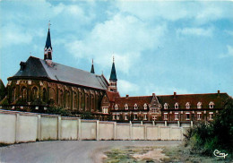 59 - Godewaersvelde - L'Eglise Et L'Hôtellerie Du Monastère - CPM - Voir Scans Recto-Verso - Autres & Non Classés