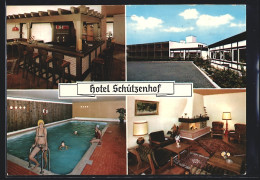 AK Eitorf - Alzenbach, Hotel Schützenhof Eitorf, Schwimmbad  - Autres & Non Classés