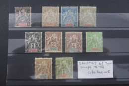 DAHOMEY TYPE GROUPE NEUF* TB  COTE 200 EUROS  VOIR SCANS - Unused Stamps