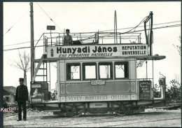 Edit. BVA - CH - C /2 4 Impérial Devant Le Dépôt Des Trams à Clarens (1913) - Voir 2 Scans - Trains