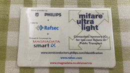 Philips Mifare Contactless Test Card For Public Transport, RF Card - Unclassified