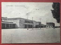 Cartolina - Alessandria - Stazione Ferroviaria - 1940 Ca. - Alessandria