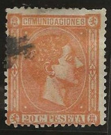 Espagne      .  Y&T   .   156  (2 Scans)    .    1875     .     O   .     Oblitéré - Used Stamps